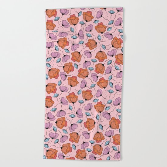 Garden Party Beach Towel
