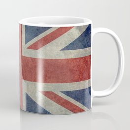 England's Union Jack, Dark Vintage 3:5 scale Coffee Mug