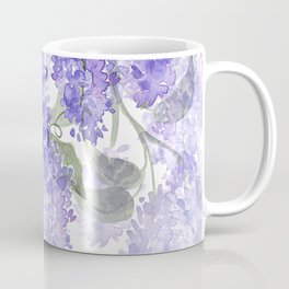 Purple Wisteria Flowers Mug