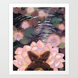 Lotus Queen Art Print