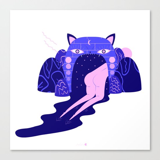 magical girl Canvas Print