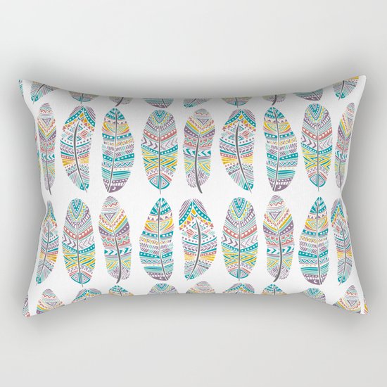 Amazon Feathers Rectangular Pillow