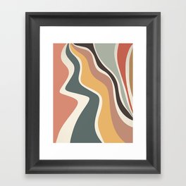 Sway - Modern Abstract Print Framed Art Print