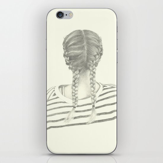 French braids 01 iPhone & iPod Skin