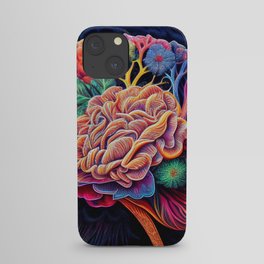 Brainwaves in Bloom iPhone Case