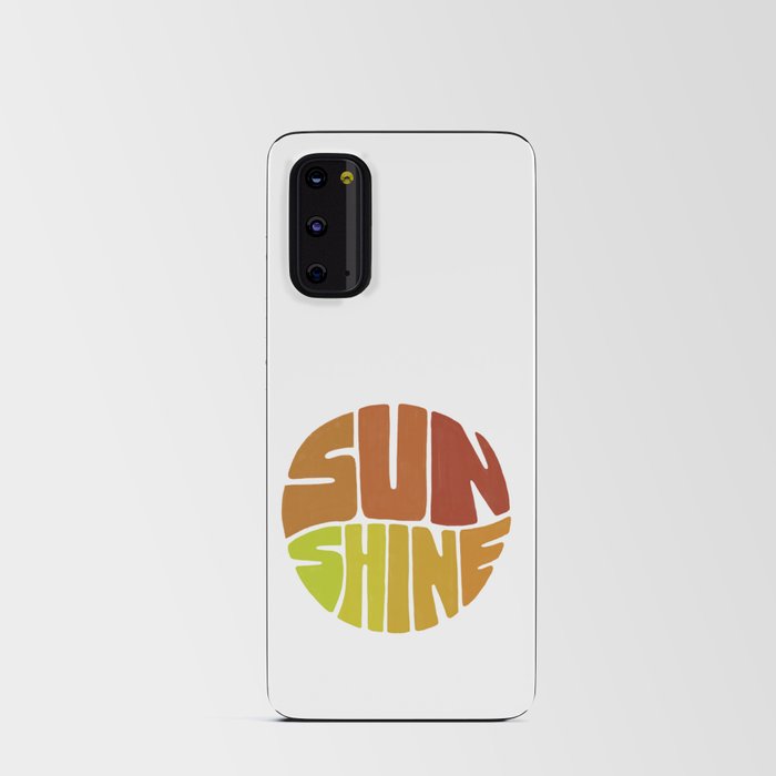 Sunshine lettering Android Card Case