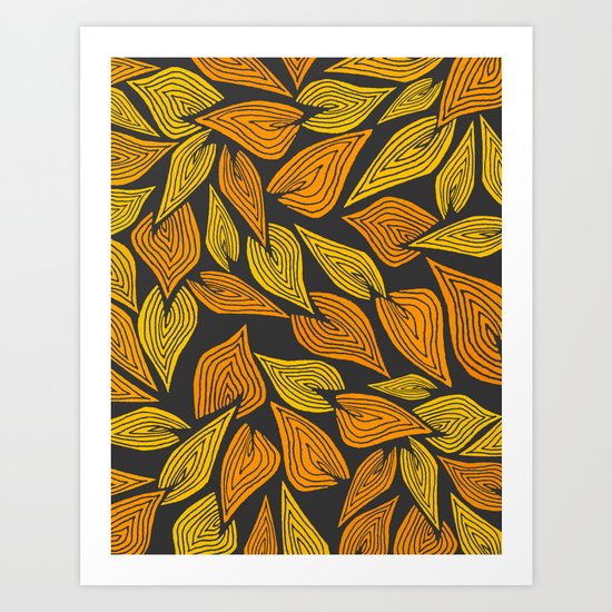 Autumn Night Art Print