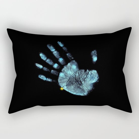 Hand Print Rectangular Pillow