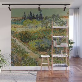 Garden at Arles by Vincent Van Gogh Wall Mural