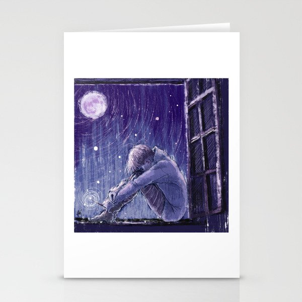  Pink Full Moon and Tonks Stationery Cards