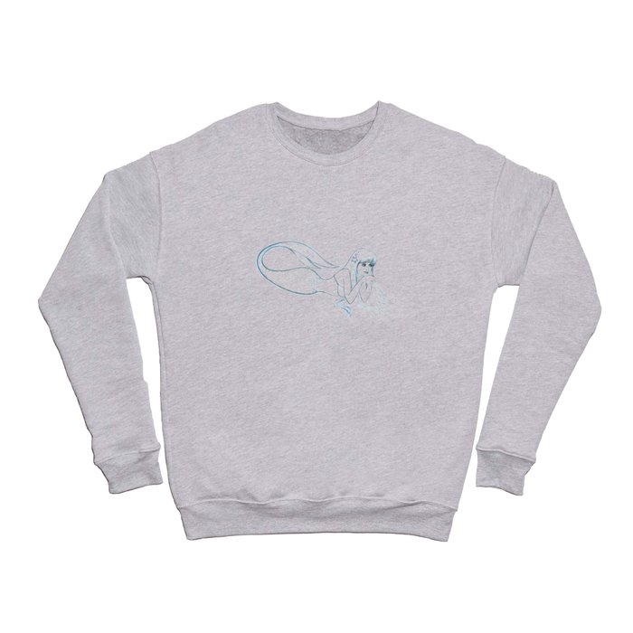 Mermaid Sketch Crewneck Sweatshirt