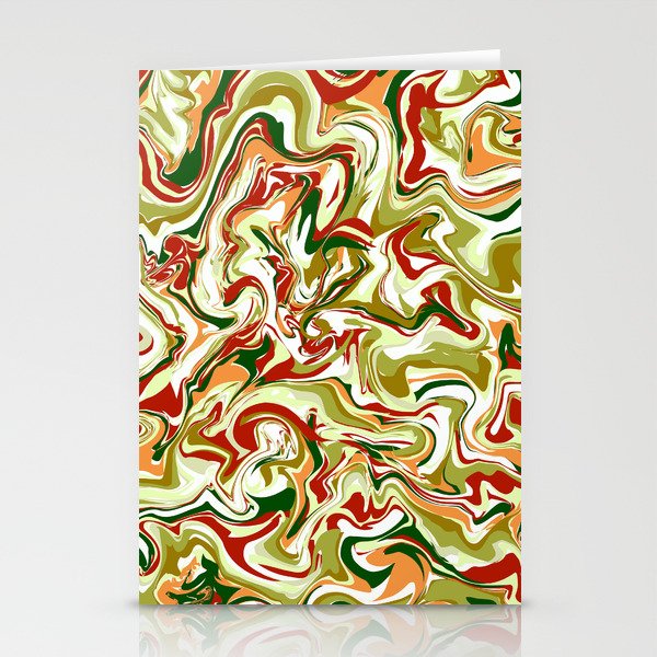 Camouflage Marble Stationery Cards