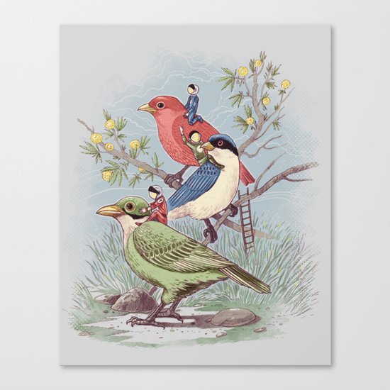 Ready to take off Canvas Print