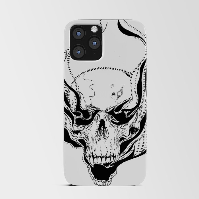 Psychedelic Skull iPhone Card Case