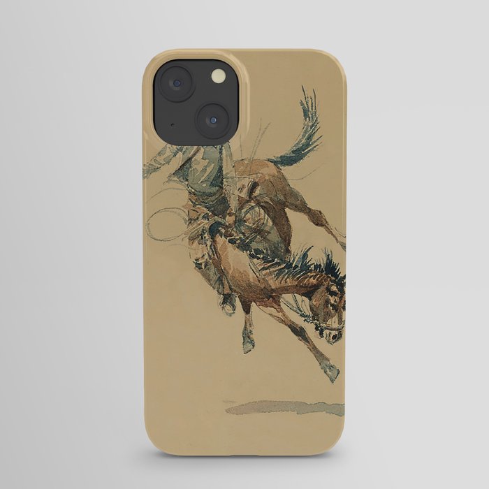 Cowboy on a Bucking Horse 3 by Edward Borein