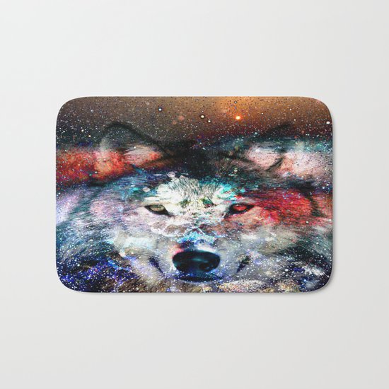 wolf universe Bath Mat