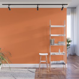From The Crayon Box – Mango Tango - Bright Orange Solid Color Wall Mural
