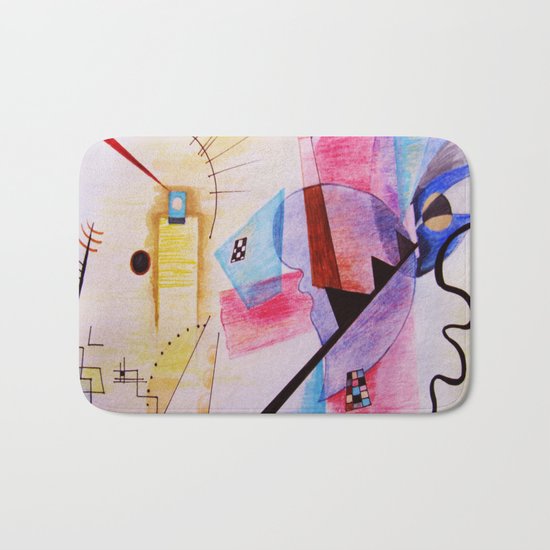 inspiration from Kandinsky Bath Mat