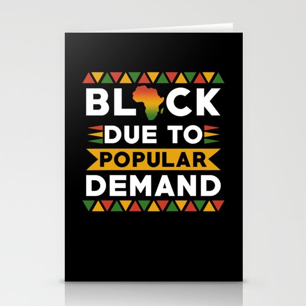 Black due to populaar demand Stationery Cards