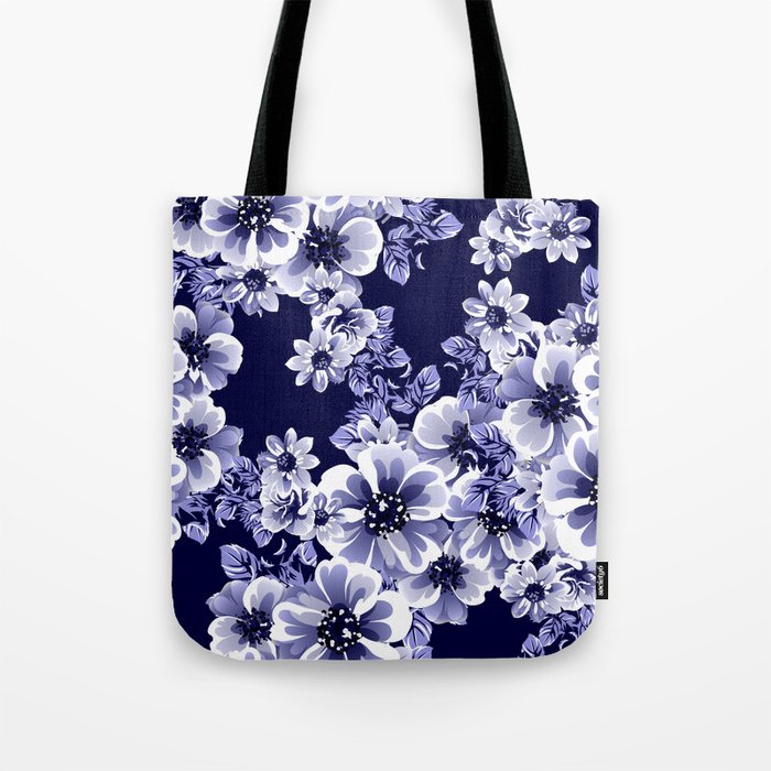 Flower design. Elegance seamless pattern.  Tote Bag