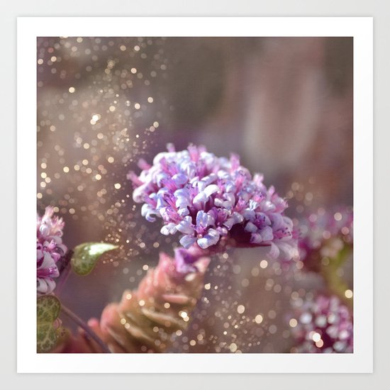 Pastel vibes floral IV Art Print