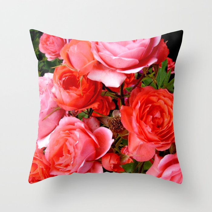 Red Roses Throw Pillow By Costa Society6 Red Roses Throw Pillow