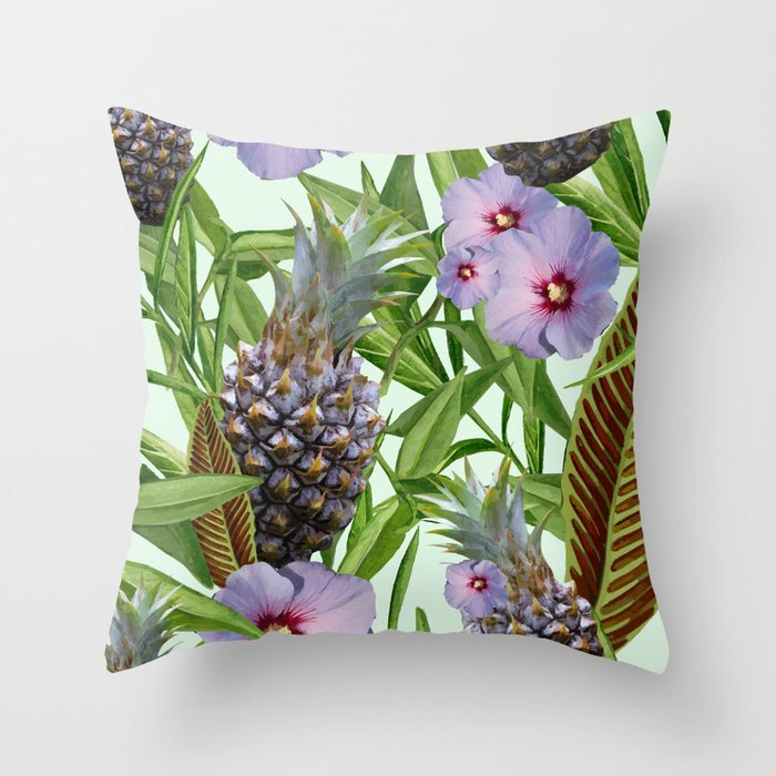 Pineapple throw on sale pillows