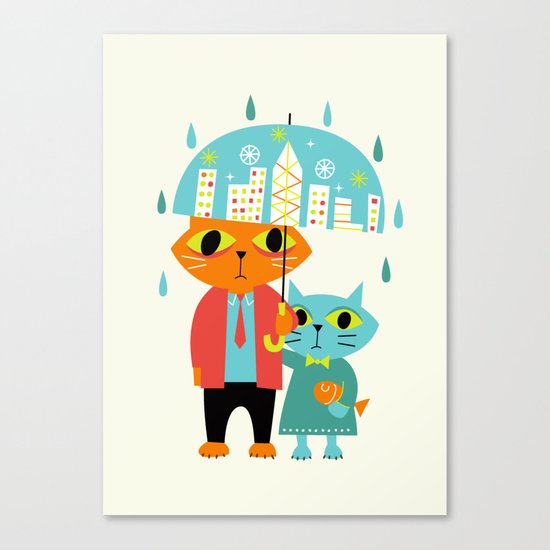 Rainy Day Canvas Print