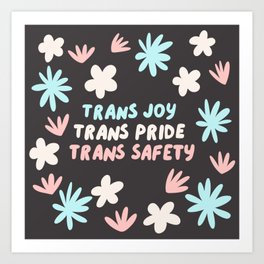 Trans Joy Art Print