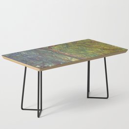 Weeping Willow Forest Painting Coffee Table