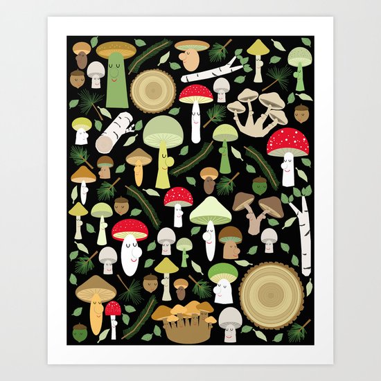 A Walk In The Forest Art Print