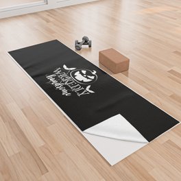 Wickedly Handsome Cool Halloween Yoga Towel