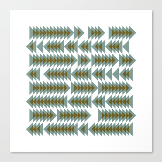#393 Shoal movements – Geometry Daily Canvas Print