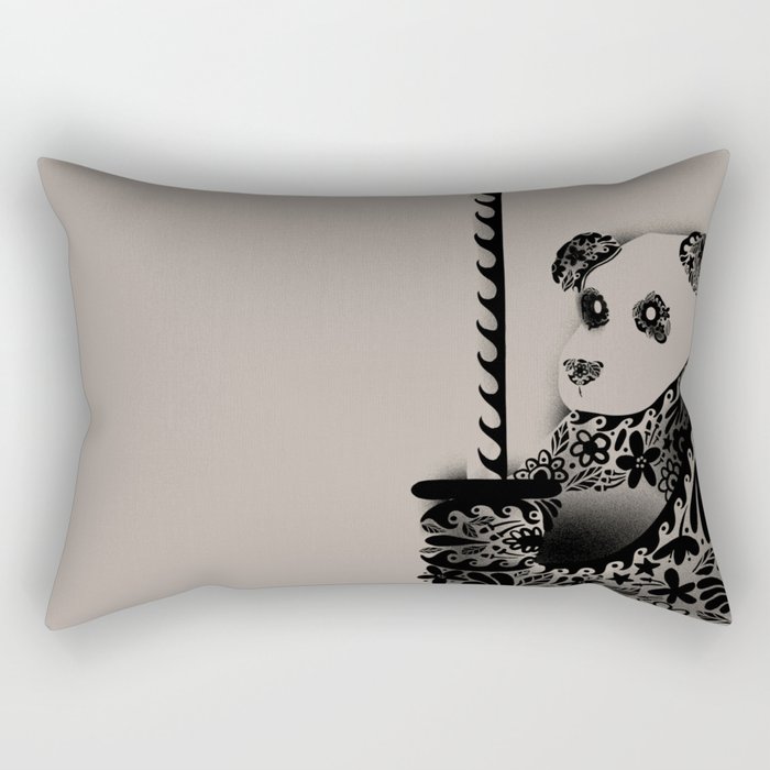 Yakuza Panda Rectangular Pillow
