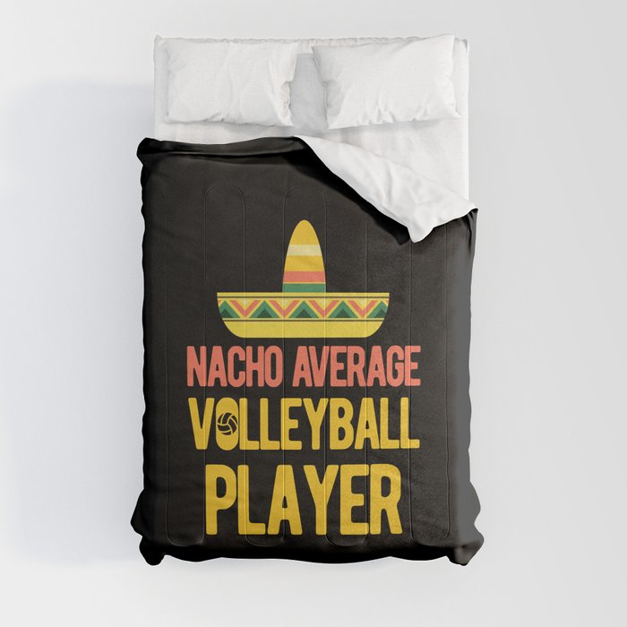 Funny Volleyball Saying Comforter