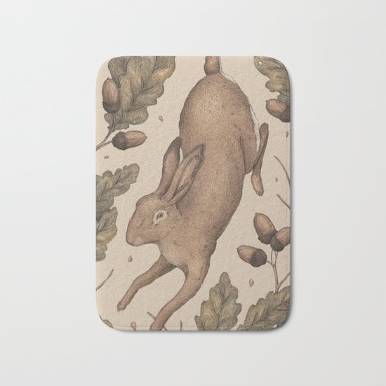 The Hare and Oak Bath Mat