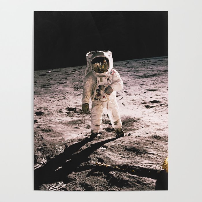Astronaut Apollo Space Poster