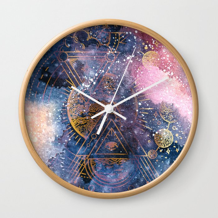 City in the Sky Wall Clock