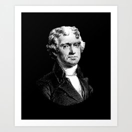 President Thomas Jefferson Art Print