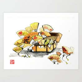 CHINESE FANFARE Art Print