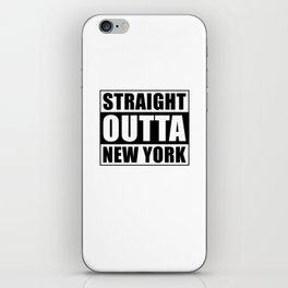 Straight Outta New York iPhone Skin