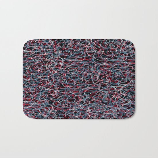 Floral pattern 21 Bath Mat