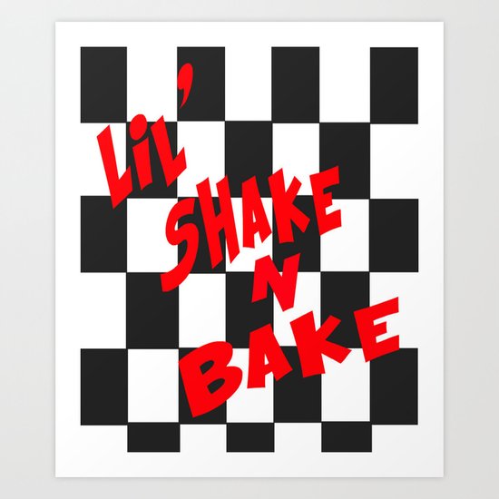 Lil' Shake and Bake Art Print