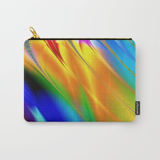 Digital art fractal colors Carry-All Pouch