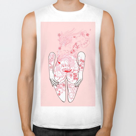 Fu Dog Biker Tank