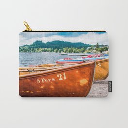 Boats By Lake Titisee | Black Forest Germany Europe Landscape Photography Carry-All Pouch