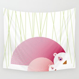 Porcupines Wall Tapestry