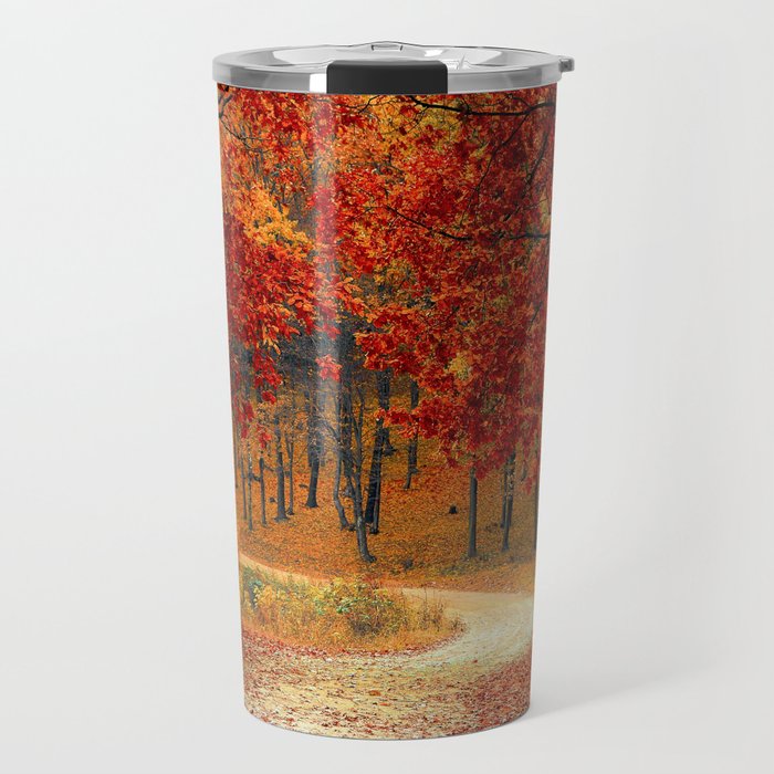 Autumn Road Travel Mug