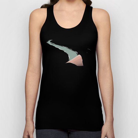 the journey of a swan Unisex Tank Top