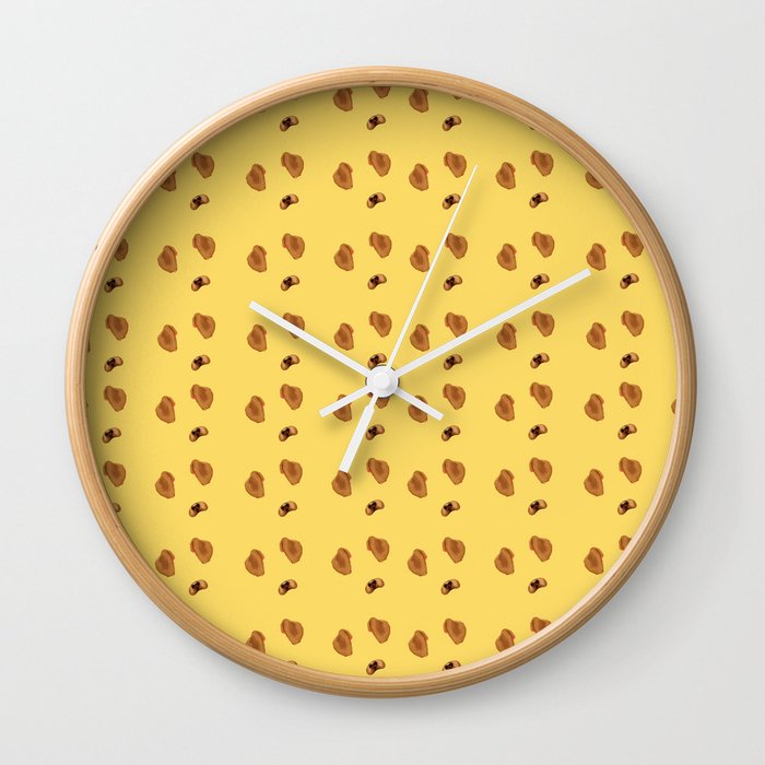 Dog Filter Background Wall Clock